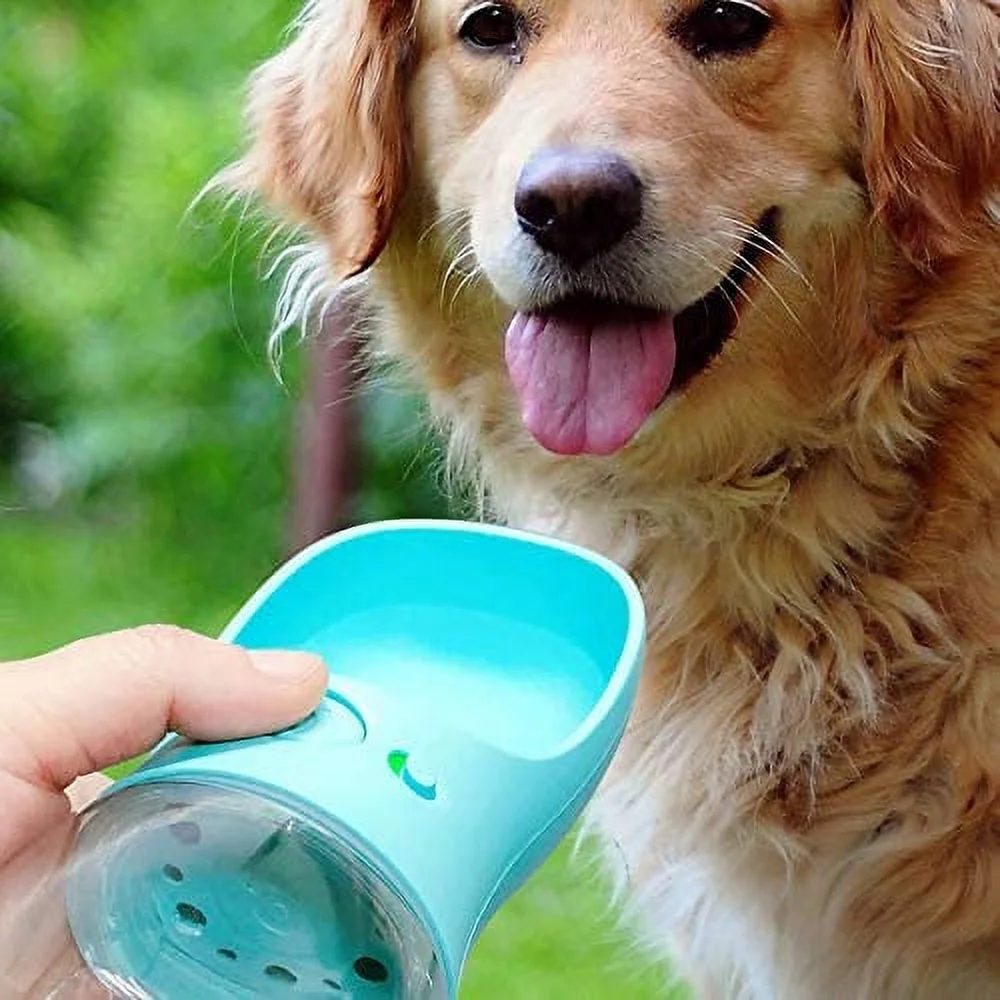 portable dog water bottle – leak proof pet travel dispenser (food grade, blue) portable dog water bottle – leak proof pet travel dispenser (food grade, blue)