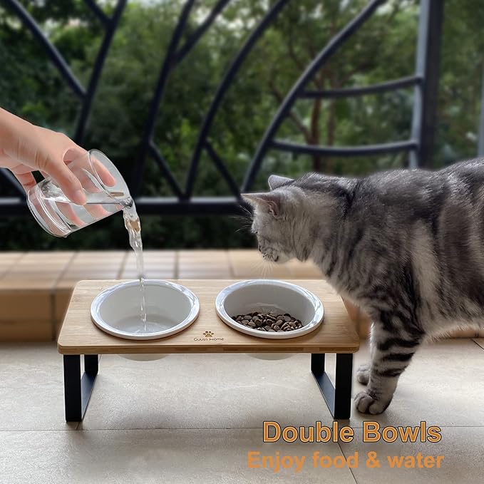 sunhoo elevated cat bowl set sunhoo elevated cat bowl set