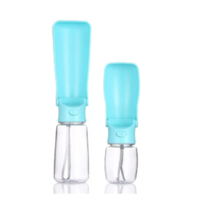 portable foldable dog water bottle – leak proof travel dispenser