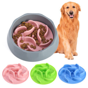 2 in 1 anti choking slow feeder & lick mat bowl set