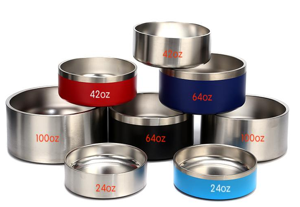 double wall stainless steel dog food bowl double wall stainless steel dog food bowl