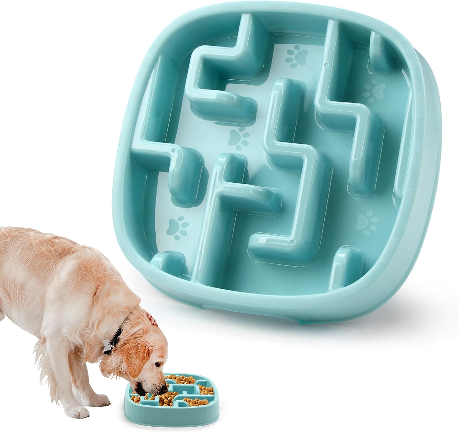 square silicone pet slow food bowl square silicone pet slow food bowl