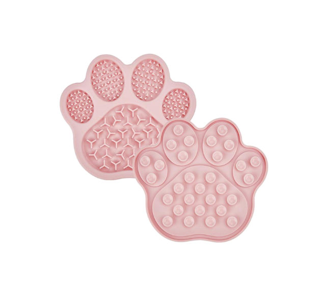 paw shaped silicone pet lick mat paw shaped silicone pet lick mat