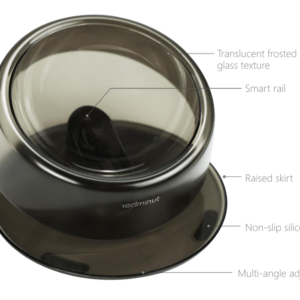 adjustable smart rail pet feeding bowl