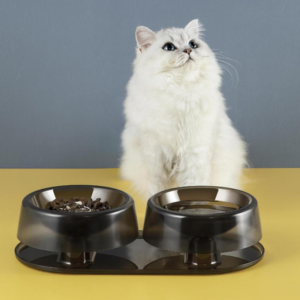 adjustable smart rail pet feeding bowl